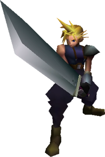 Imagen del modelo de Cloud Strife